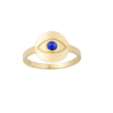 Δαχτυλίδι Σε Κίτρινο Χρυσό 14K Aloro (RI307 - ΖΧ1787)